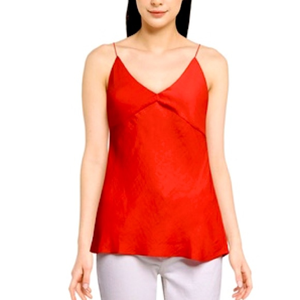 Banana Republic Red Spaghetti Strap Tank Top
